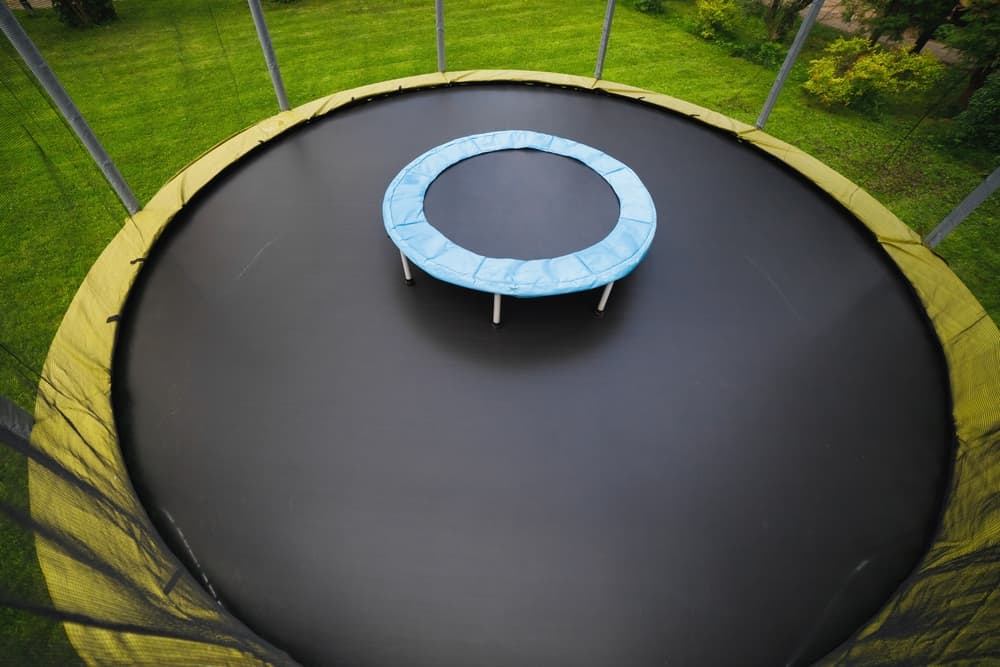 den rette størrelse trampolin