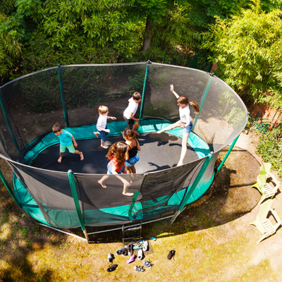 Oval Trampolin tilbud