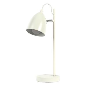 PLATINET Metal Bordlampe H 37cm - Hvid