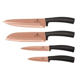 Berlinger Haus - Knivsæt i 4 dele - Rustfrit stål - Rose Gold Edition