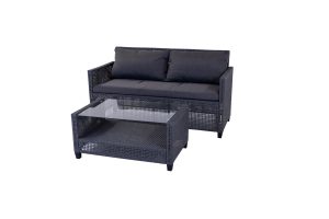Praia Mix 11 - 2 Personers Sofa Inkl Sofabord Med Glasplade