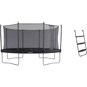 North Trampoline Pioneer Oval Trampoline 420x290cm + Safety Net + Ladder