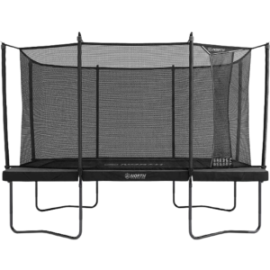 North Trampoline Pioneer Rectangular Trampoline 370x250cm + Safety Net